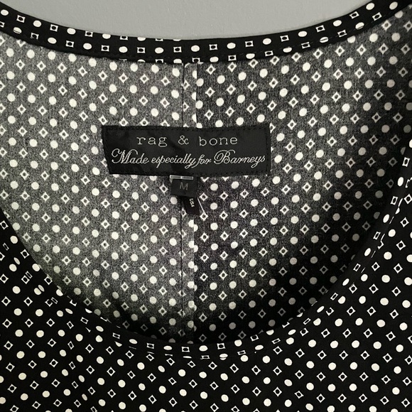 Rag & Bone Silk Blouse Size Medium - Picture 3 of 4